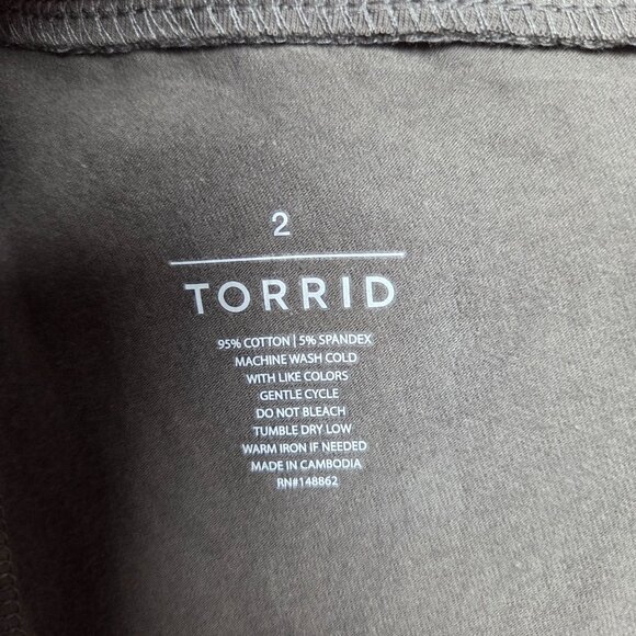 Torrid Premium Crop Leggings Womens 2X Simple Stars - Picture 7 of 8